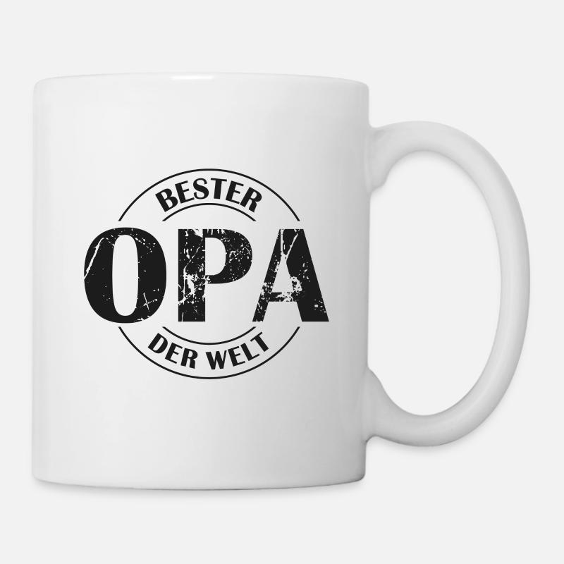 Bester Opa der Welt - Tasse - Weiß
