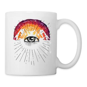 Tod Jenseits Gott Jesus Auferstehung Beerdigung - Tasse - Weiß - Rechts