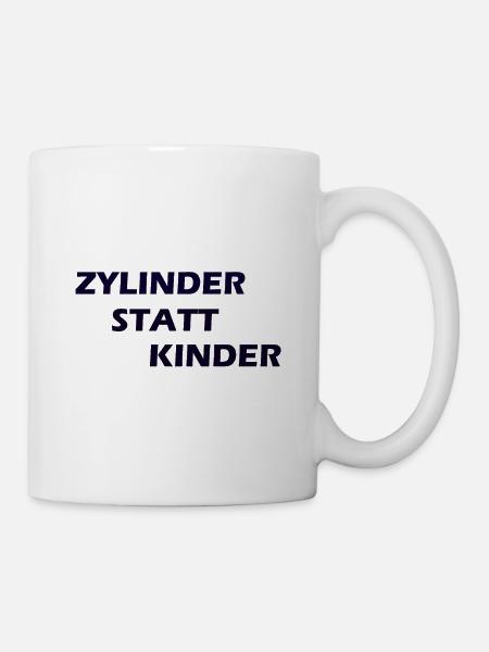 Auto Spruch - Tasse - Weiß