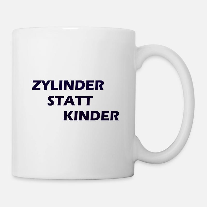 Auto Spruch - Tasse - Weiß
