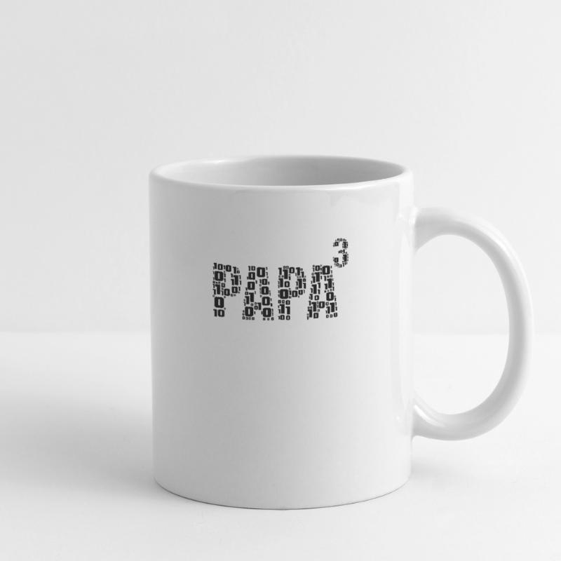 triple dad from binary code for IT specialists Mug