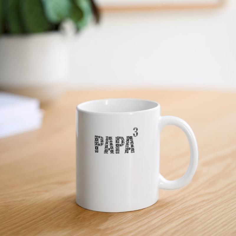 triple dad from binary code for IT specialists Mug