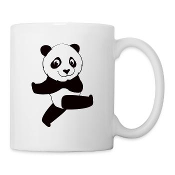 Panda Panda Baby Pandabären Pandabär - Tasse - Weiß - Rechts