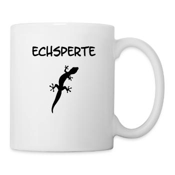 Echsperte für Gecko Eidechsen Echsen Reptilien - Tasse - Weiß - Rechts