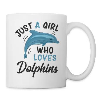 Dauphin - Mug blanc - blanc - Droite