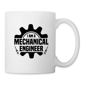 I am a mechanical engineer - Mug - white - Right