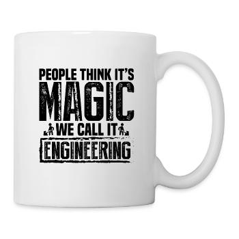 People think it's magic - Mug - white - Right