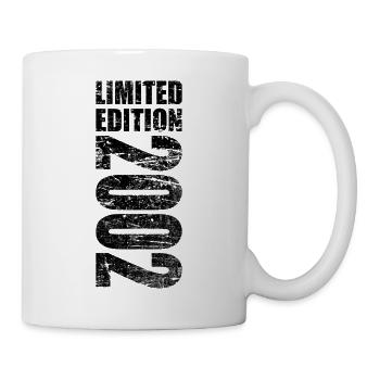 Limited Edition 2002 20. Geburtstag Geschenk - Tasse - Weiß - Rechts
