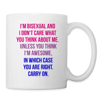 Gay LGBT Pride Bisexual - Mug blanc - blanc - Droite