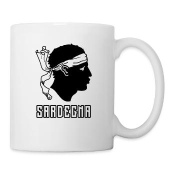 Sardegna Sardinia Moors Head Sarde Italy - Mug - white - Right