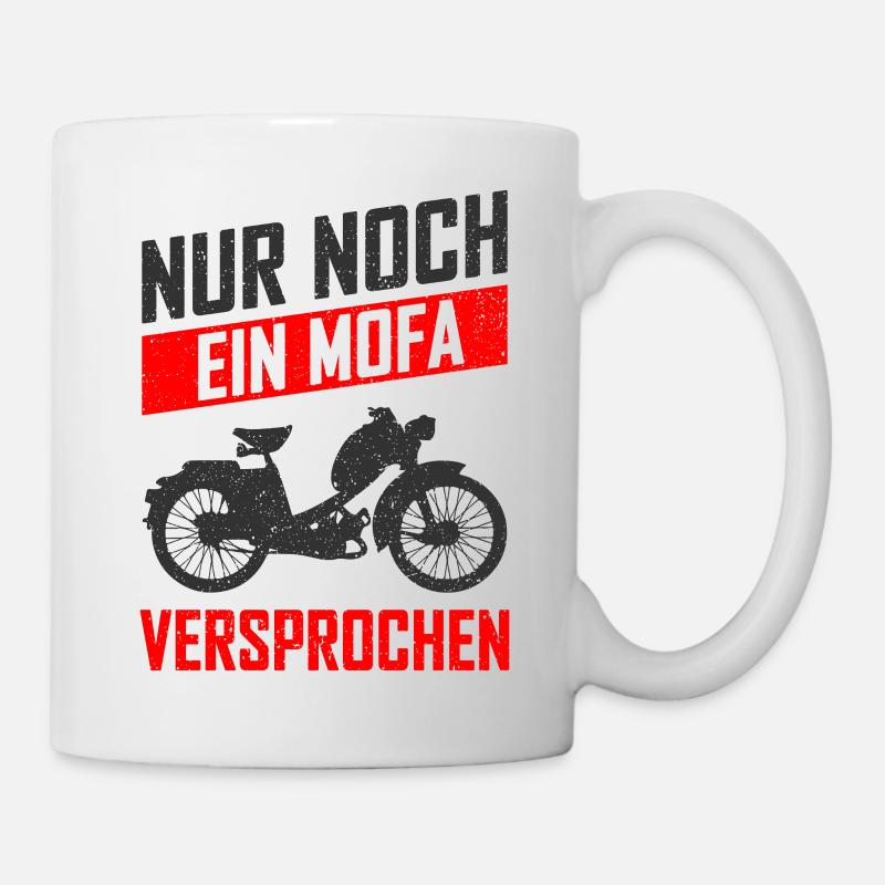 Mofa Moped - Tasse - Weiß
