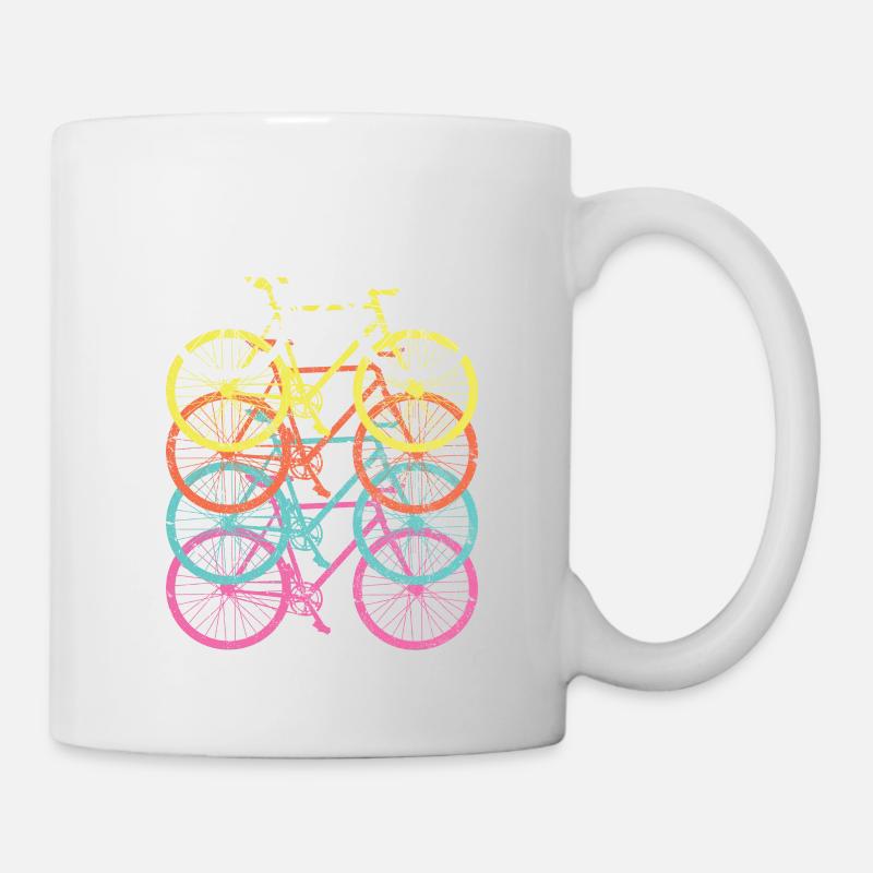 Retro vintage cycling - Mug - white