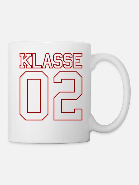 2 Klasse Schuljahr Beginn Geschenk Mädchen Jungen - Tasse - Weiß