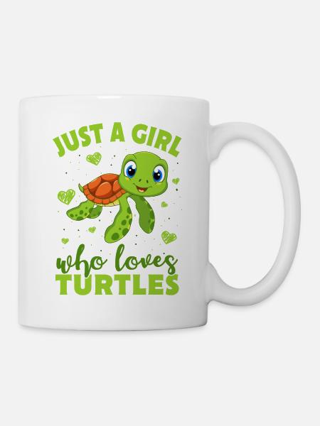 tortue - Mug blanc - blanc