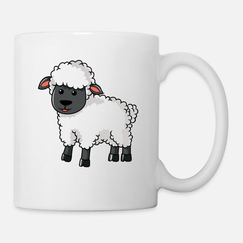 Mouton mouton berger éleveur de moutons - Mug blanc - blanc