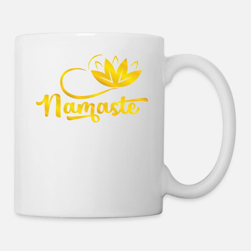 Fleur de fleur de lotus - Mug blanc - blanc