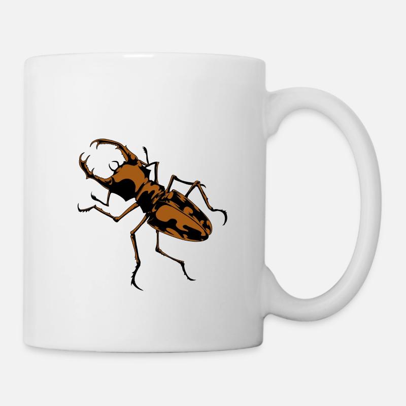Insectes coléoptères insectes bois insectes - Mug blanc - blanc