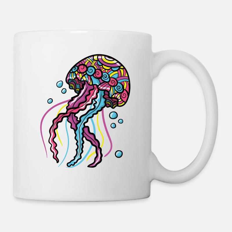 Jellyfish Psy - Mug blanc - blanc