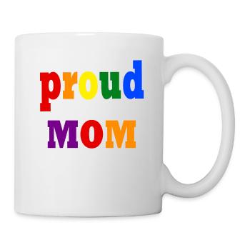 Proud Mom - Pride month - Tasse - Weiß - Rechts