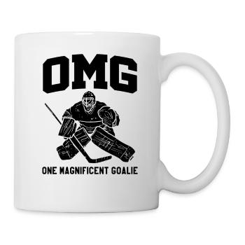 Eishockeytorhüter Goalie Eishockey Keeper Geschenk - Tasse - Weiß - Rechts