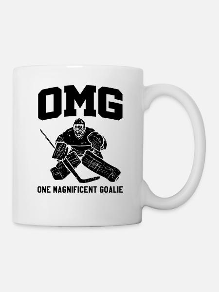 Eishockeytorhüter Goalie Eishockey Keeper Geschenk - Tasse - Weiß