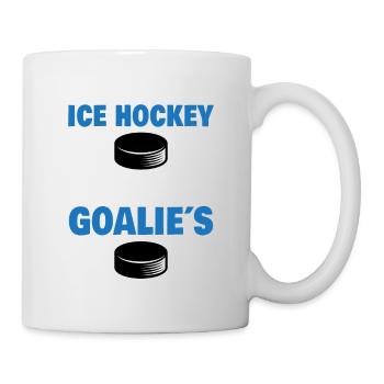 Gardien de but de gardien de but de hockey sur glace - Mug blanc - blanc - Droite