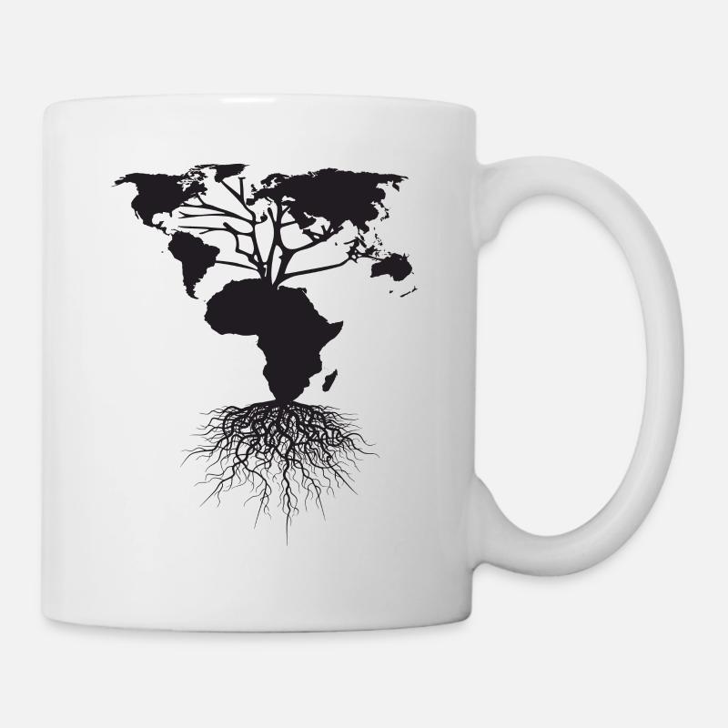 Afrika Kleidung - Tasse - Weiß