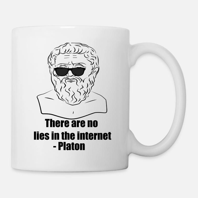 Platon - Tasse - Weiß