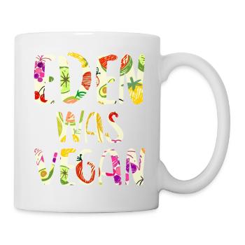 La Bible végétarienne chrétienne végétarienne Eden était végétalienne - Mug blanc - blanc - Droite