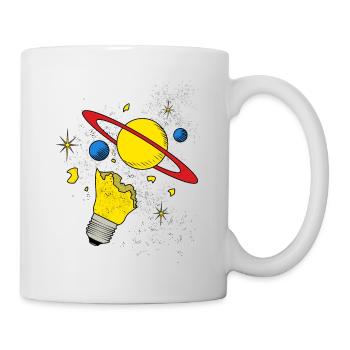 Planète espace univers univers orbite tous - Mug blanc - blanc - Droite