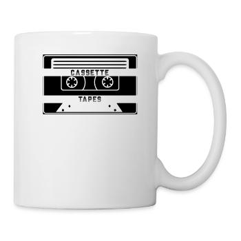 Kassette - Tasse - Weiß - Rechts