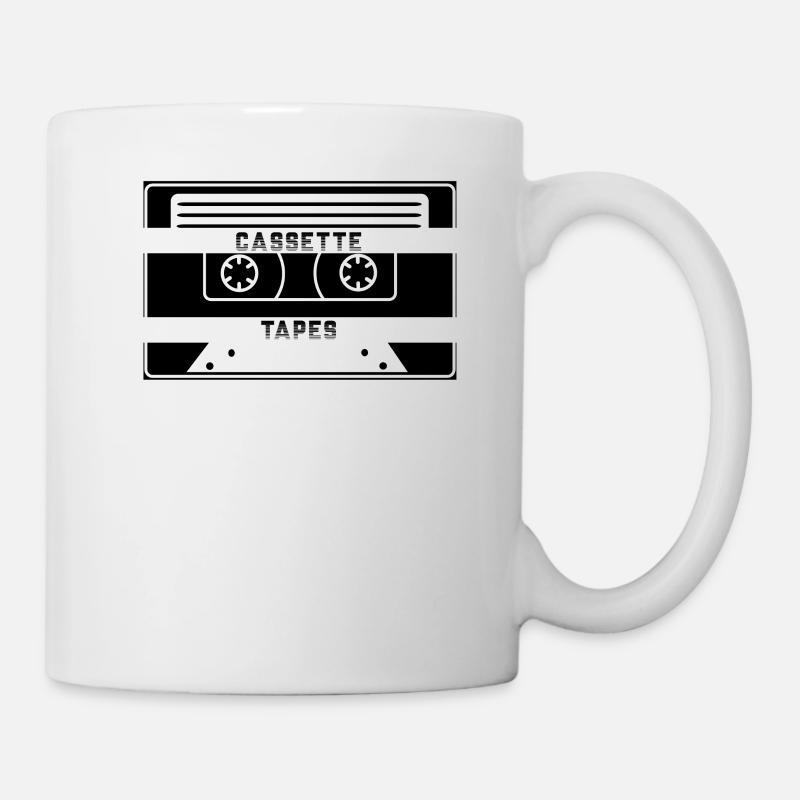 cassette - Mug blanc - blanc