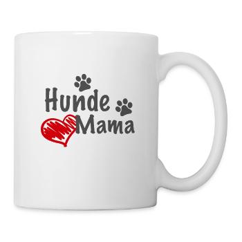 Dogs mom heart - Mug - white - Right