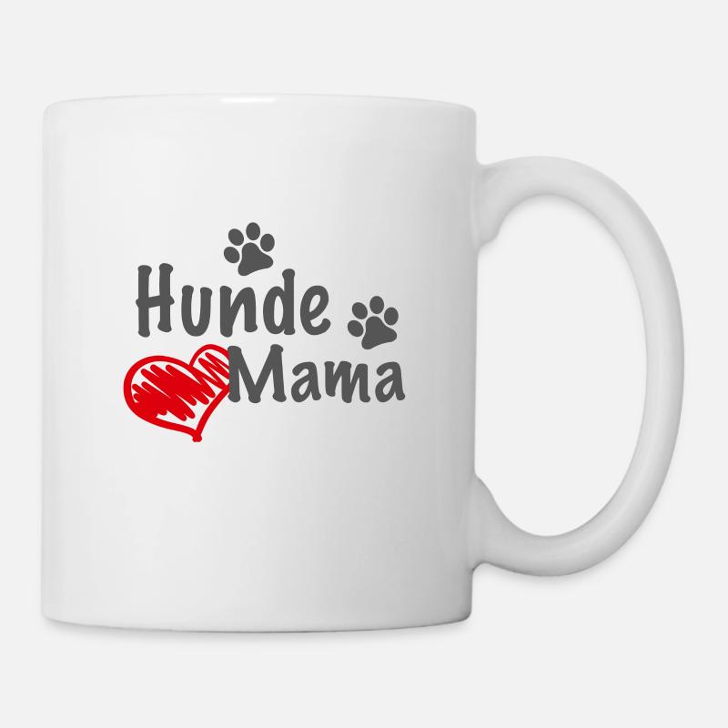 Dogs mom heart - Mug - white