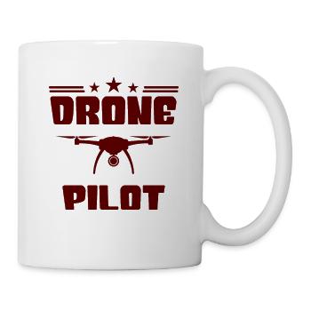 Drone pilot drone flying - Mug - white - Right