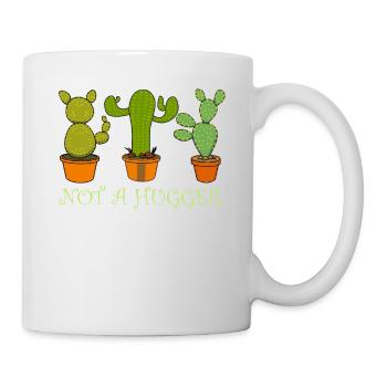 Cactus hug cuddle love cactus gift - Mug - white - Right