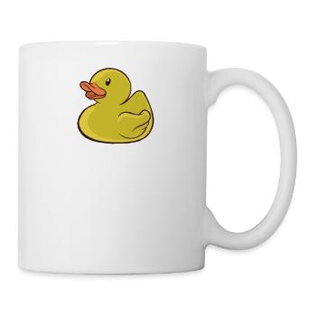 Bademeisterin Gummiente Rettungsschwimmer Geschenk - Tasse - Weiß - Rechts