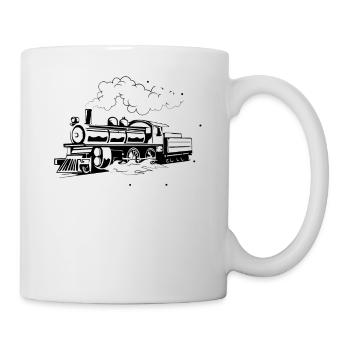 Steam Locomotive - Steam Locomotive - Mug - white - Right