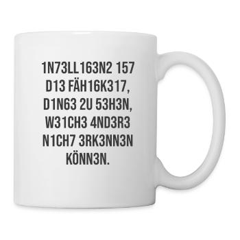 Intelligence is the ability - Mug - white - Right
