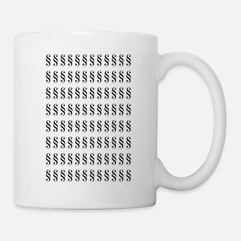 Paragraph Jura - Tasse - Weiß