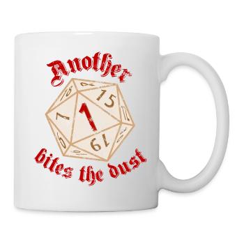 Un autre 1 mord la poussière - Mug blanc - blanc - Droite
