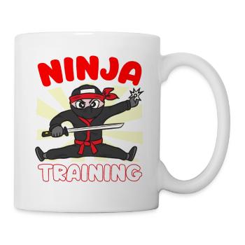 NINJA IN TRAINING - Tasse - Weiß - Rechts