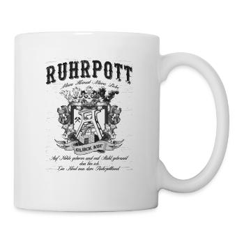 Ruhrpott - Né sur le charbon - Mug blanc - blanc - Droite