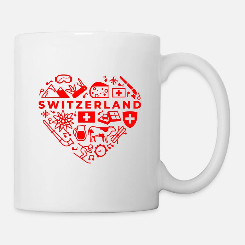 Schweiz - Tasse - Weiß