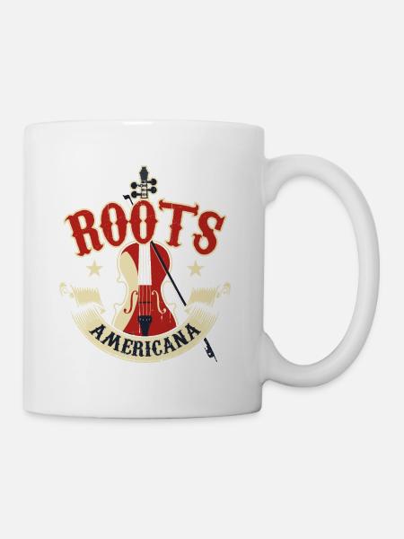Bluegrass Roots Rock Americana - Tasse - Weiß