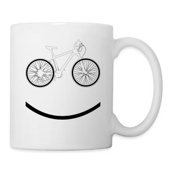 Mountain bike funny cycling gift - Mug - white - Right