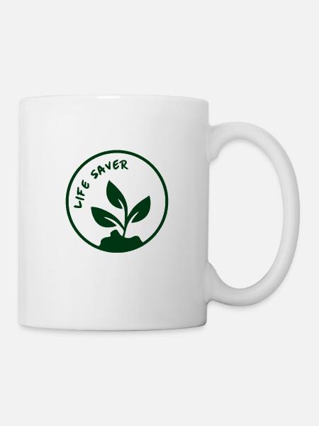 Lebensretter - Tasse - Weiß