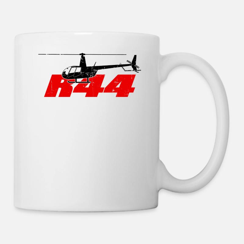 Schema di un elicottero R44 - elicottero R44 - Tazza - bianco