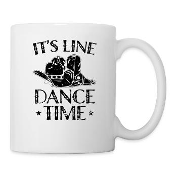 Linedance Dance - Country Western Music Line Dance - Mug - white - Right