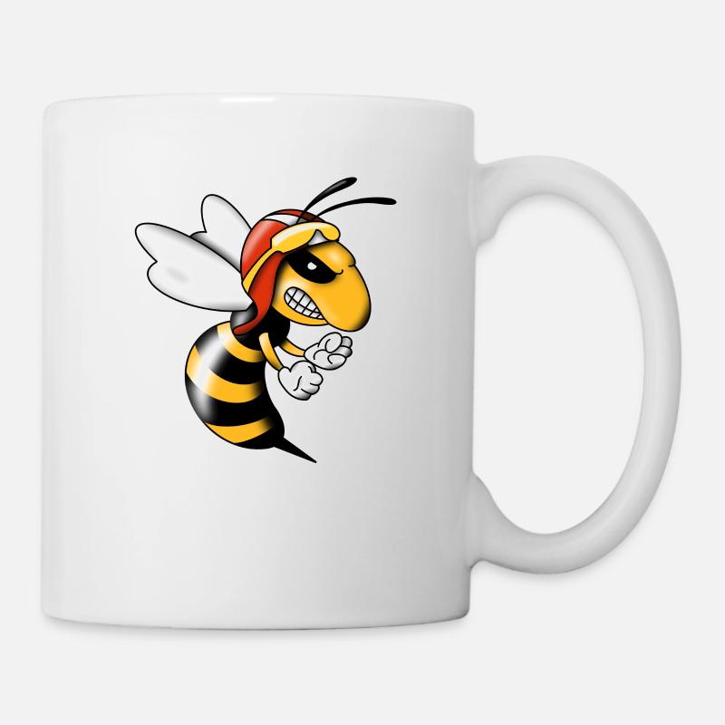 Coole Wespe - Tasse - Weiß